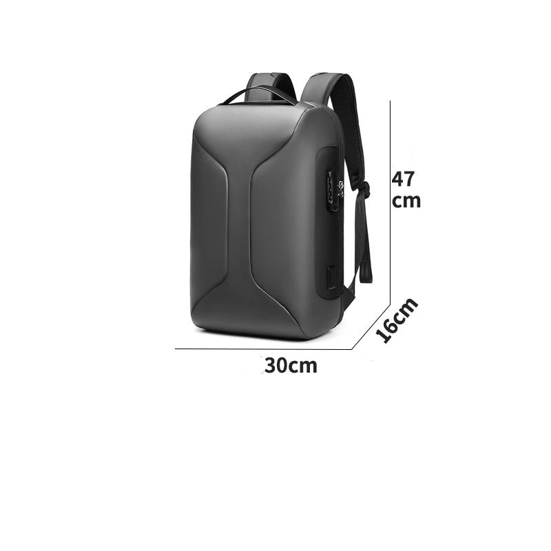 Sleek Tech Shell Backpack