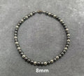 Metallic Pearl Statement Necklace