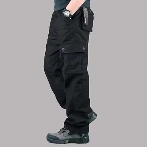 Men's Loose Fit Cargo Work Trousers