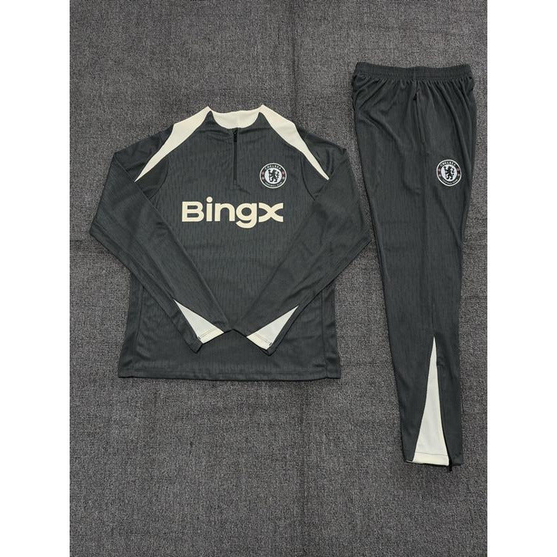 Football Club Quarter Zip Training Top and Pants Set