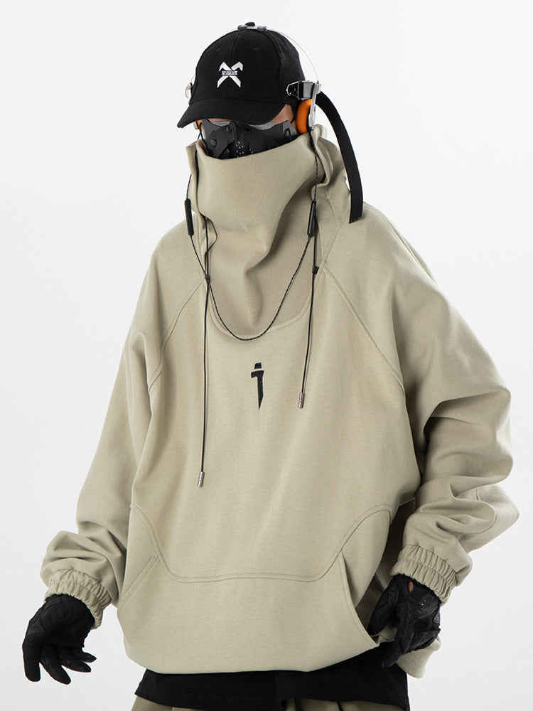 Urban Tech-Neck Oversize Hoodie