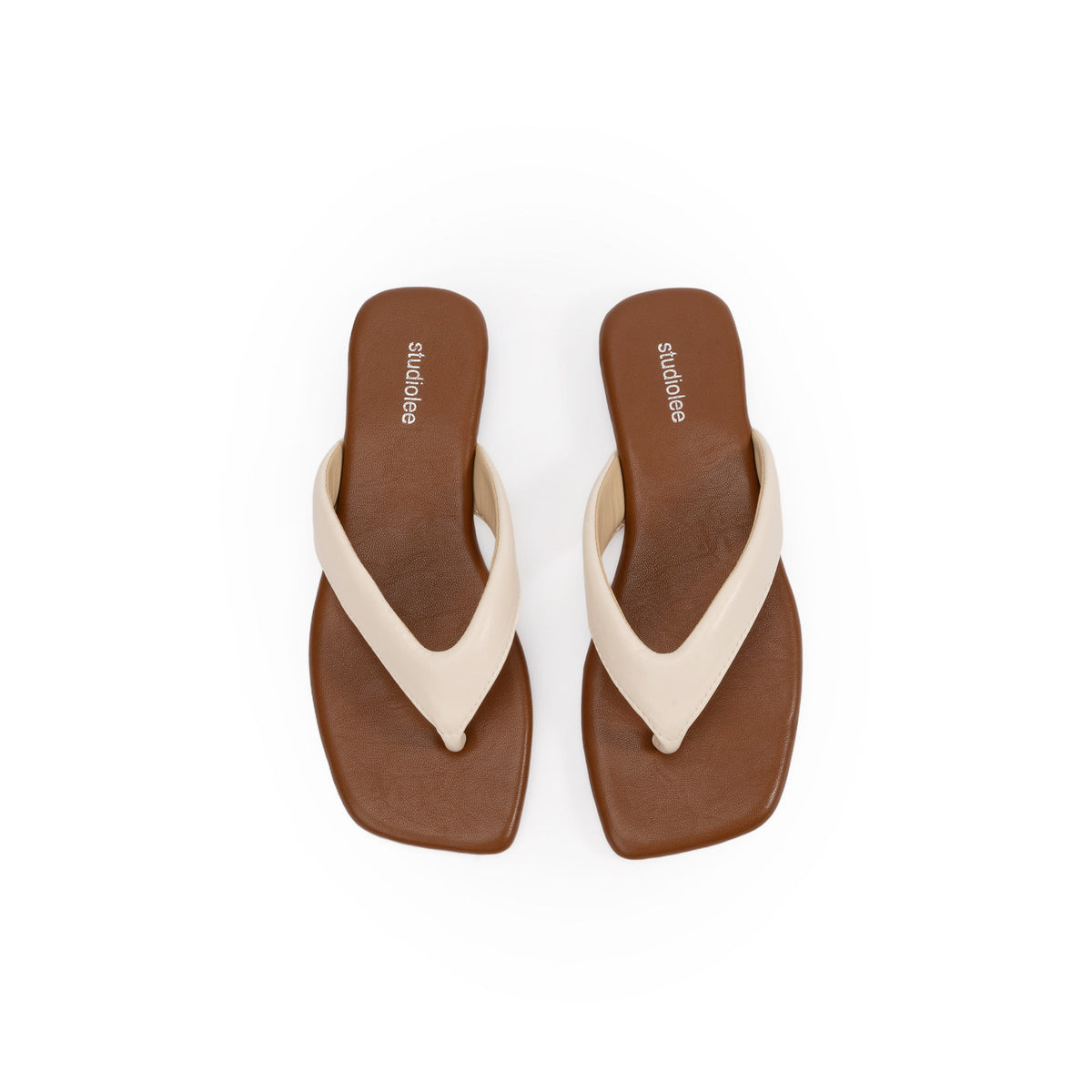 Low-Heel Thong Sandals