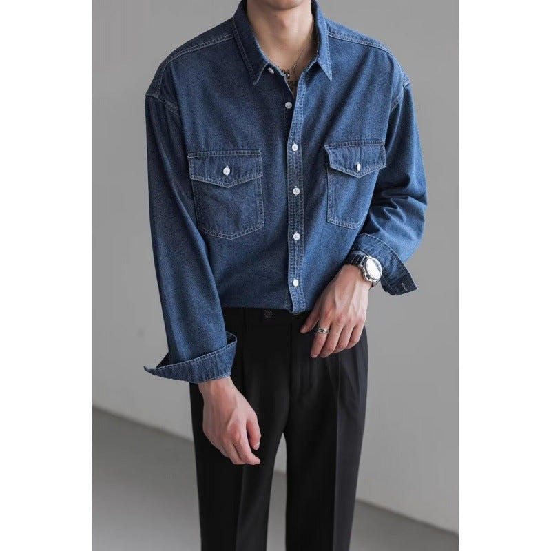 Urban Utility Denim Overshirt