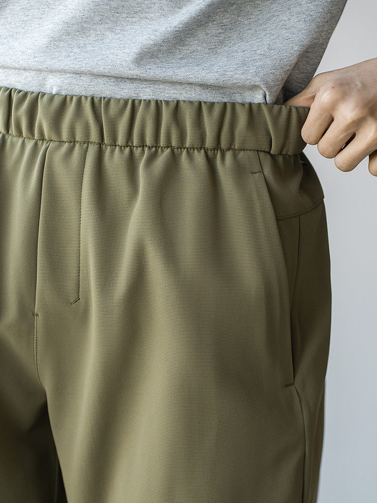 Tapered Textured Trousers