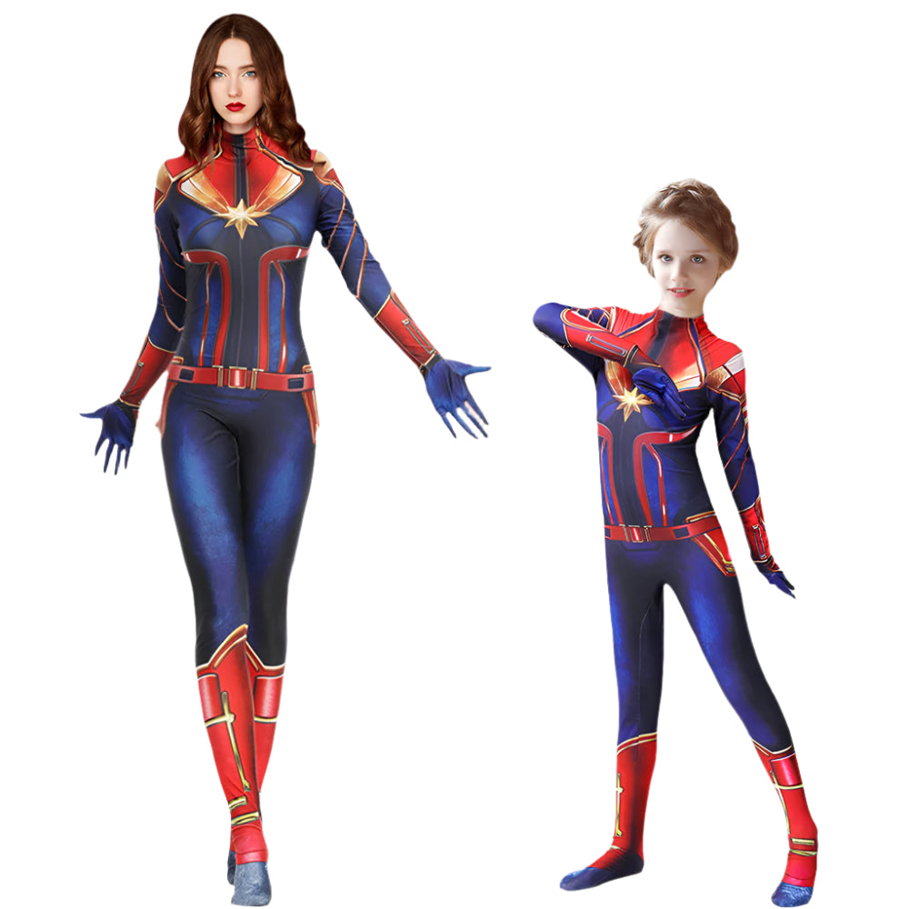 Captain Marvel Cosplay Bodysuit