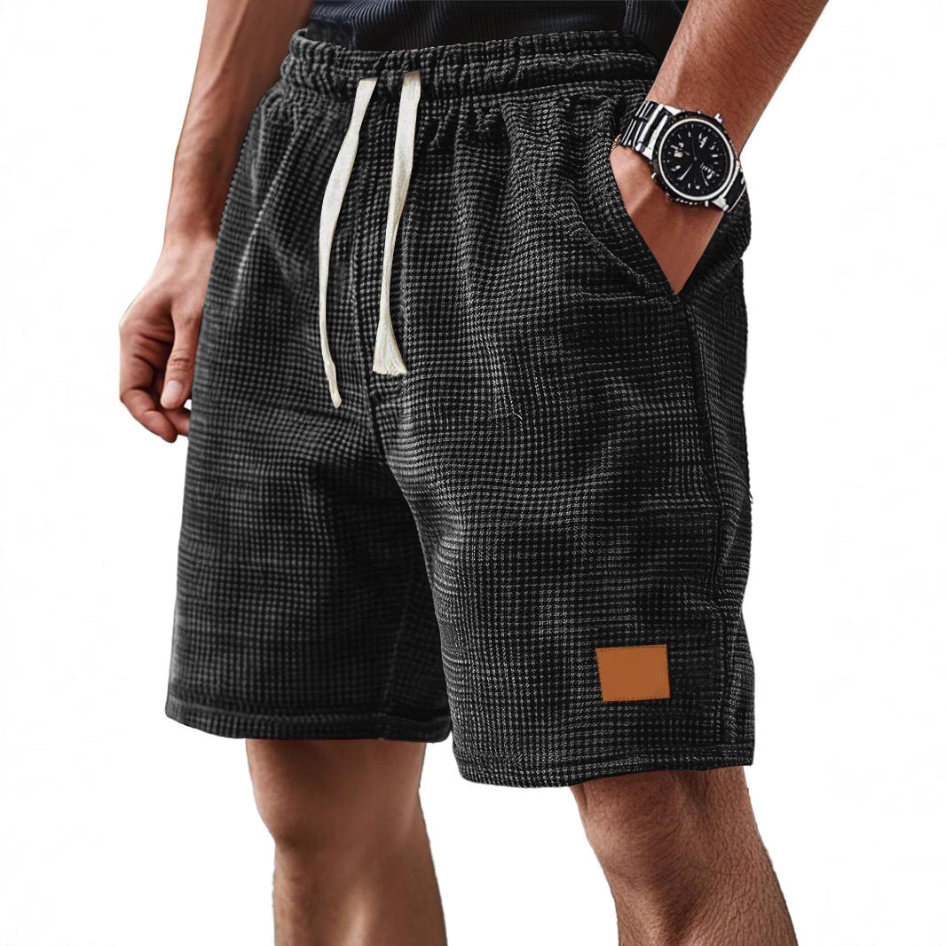 Men's Textured Casual Shorts