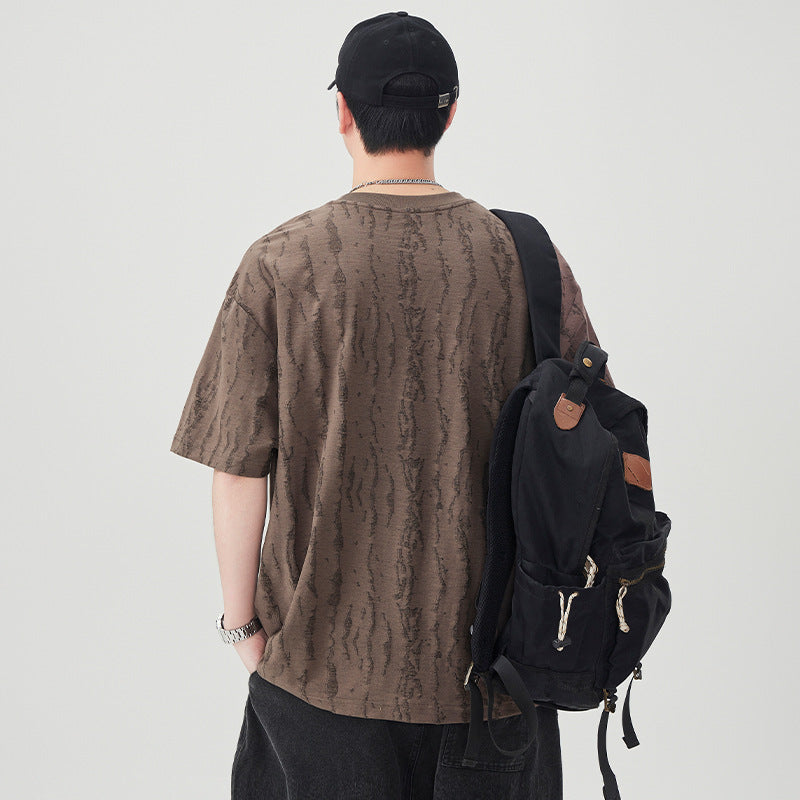 Textured Oversized T-Shirt