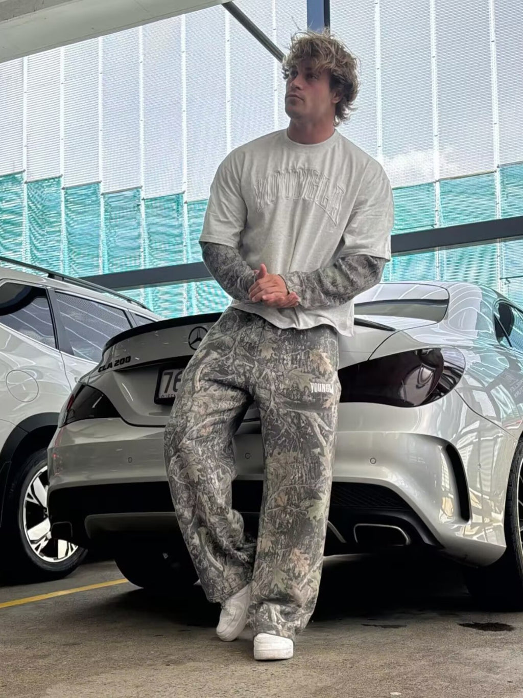 Men's Camo-Style Performance Pants