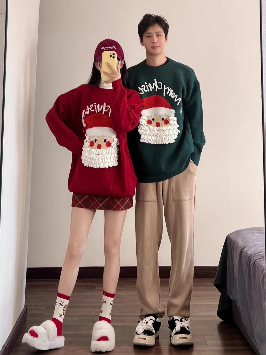 Christmas Couple Knit Sweater