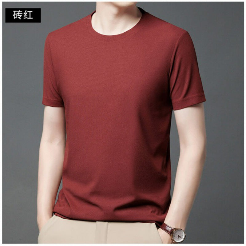 Round Neck Half-Sleeve Men's T-shirt