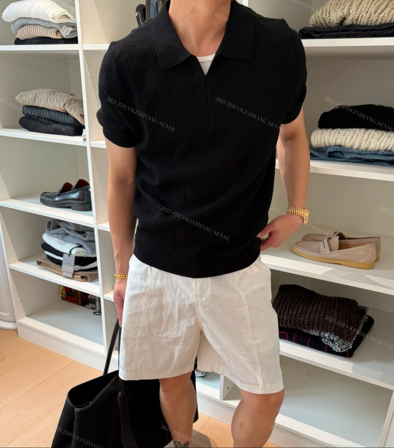 Old money Knitted Polo