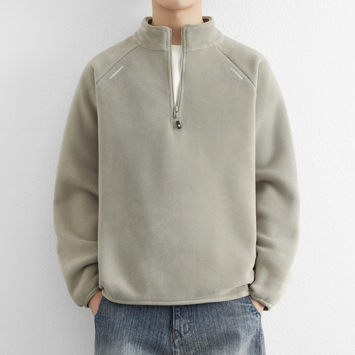 Half-Zip Fleece Pullover