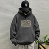 Dark gray hooded sweatshirt regular-2208[GL]