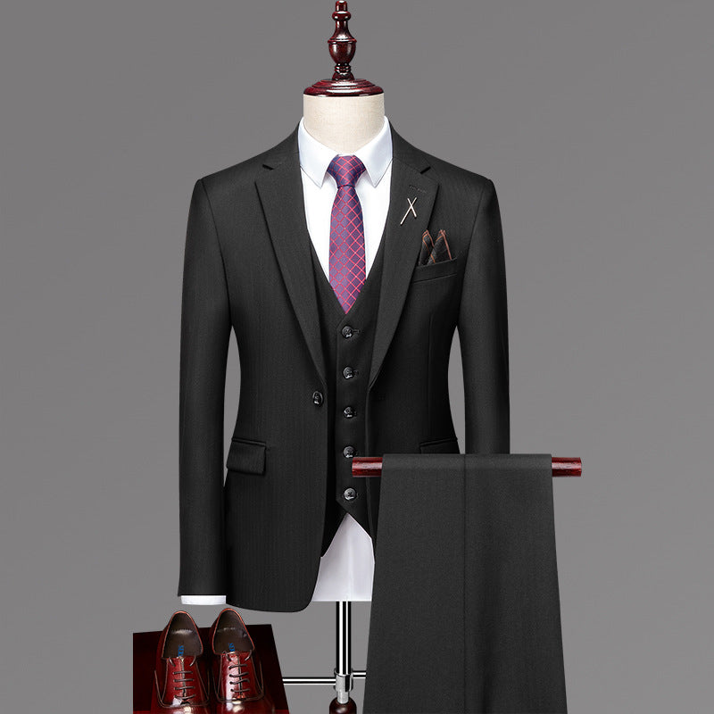 Slim Fit Three-Piece Suit