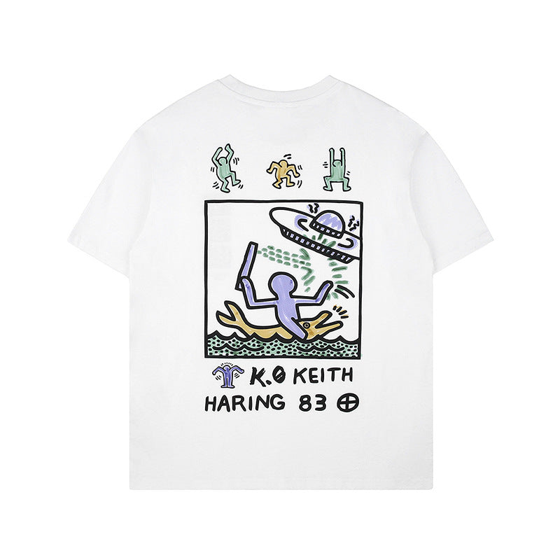Graphic Oversized Cotton Tee