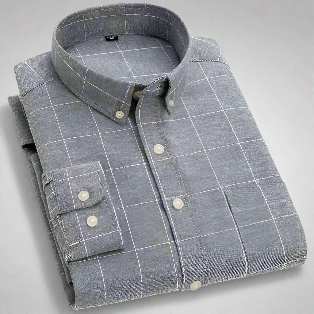 Casual Oxford Textile Shirt