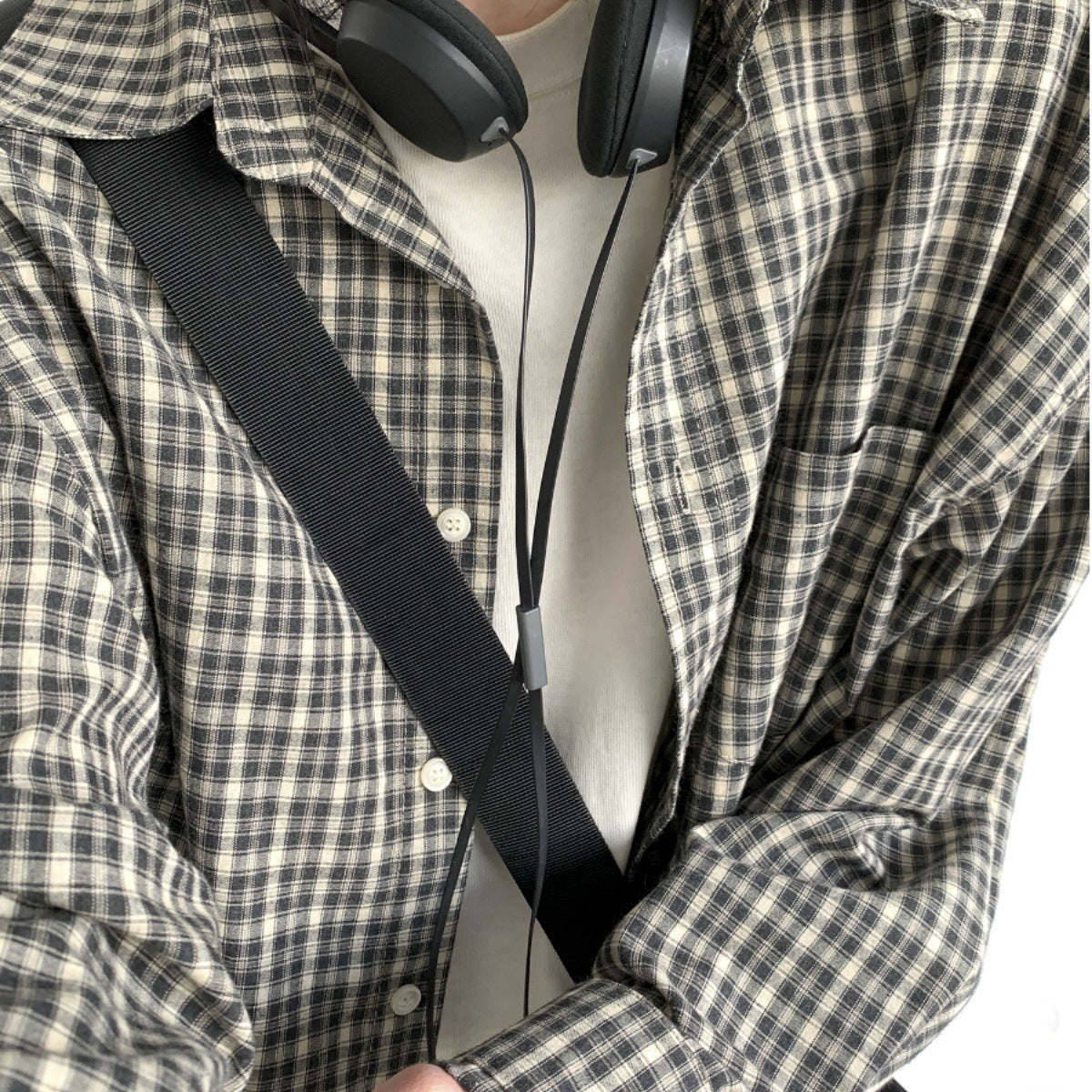 Vintage Plaid Shirt Jacket