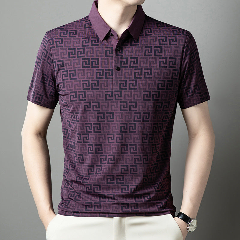 Seamless Monogram Tech Polo