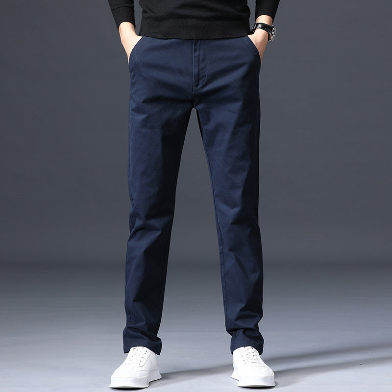Men's Slim-Fit Casual Trousers