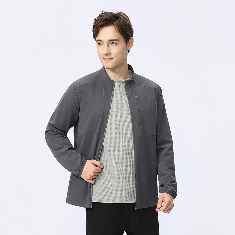Men’s Modern Stand-Collar Jacket