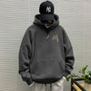 Dark Grey Hooded Sweatshirt with Fleece-1640[GL]