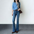 Vintage High-Waist Flared Jeans