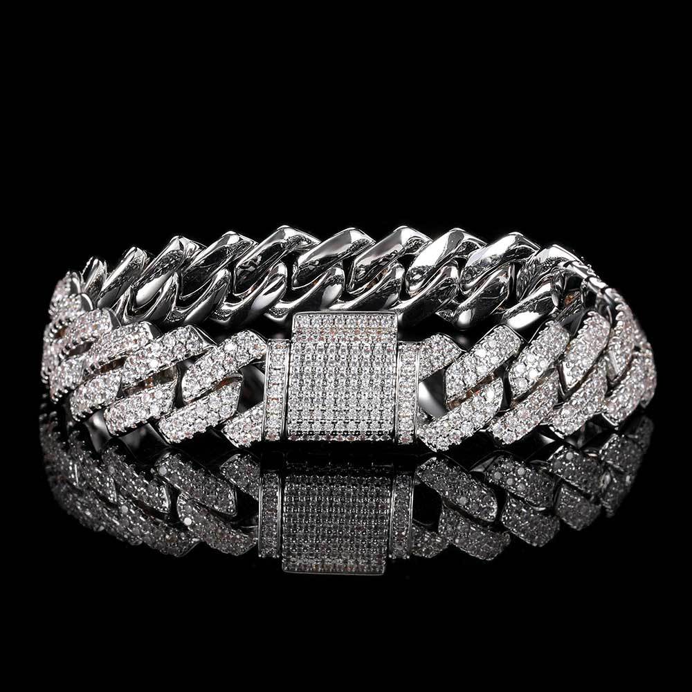 Premium Iced Out Cuban Link Bracelet