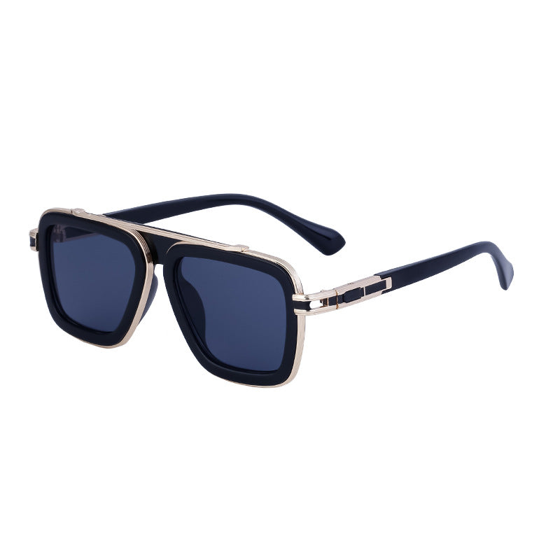 Vintage-inspired Square Frame Sunglasses