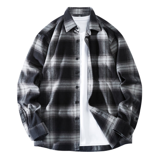 Men's Flannel Plaid Shirt