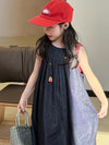 Dark denim vintage tank dress