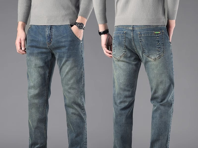 Slim Fit Denim Trousers