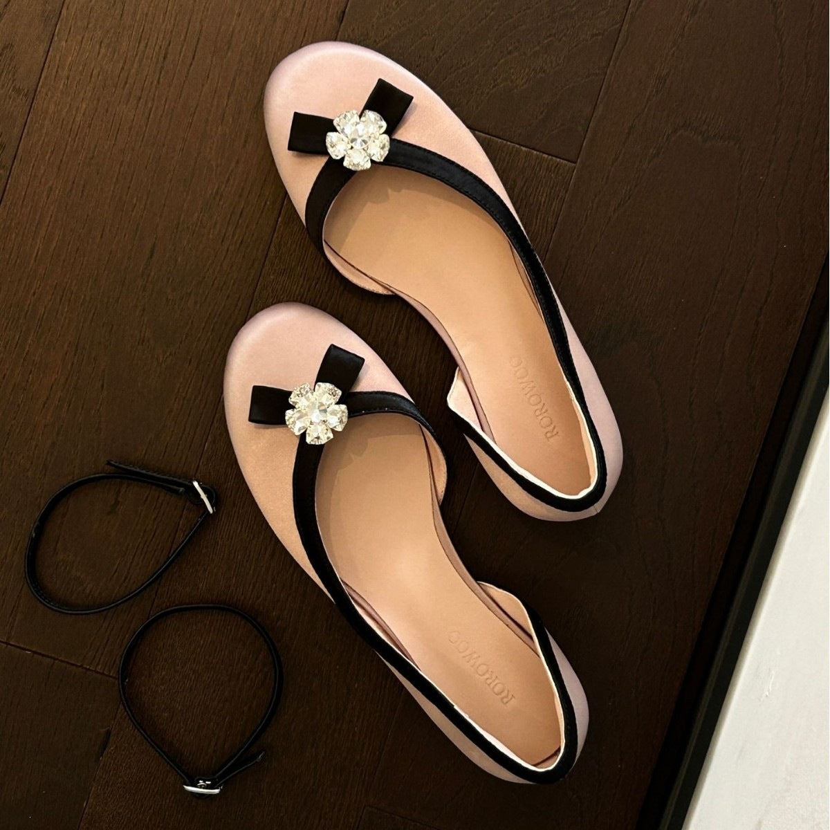 Floral Bow Mary Janes