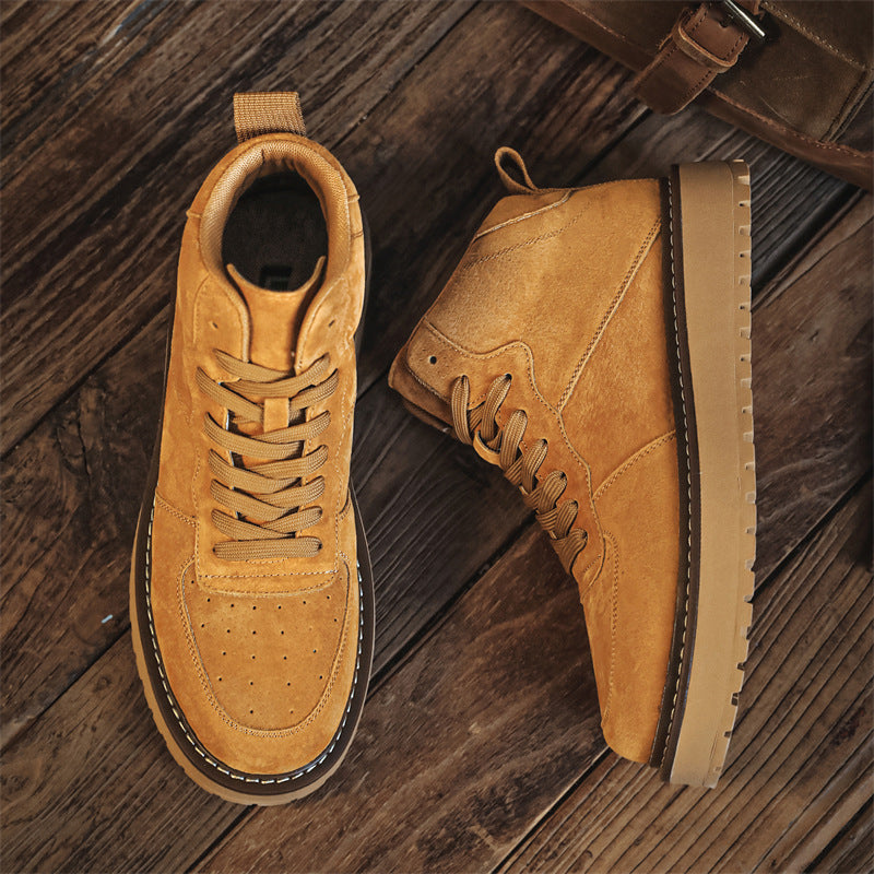 Retro Urban Suede Boots
