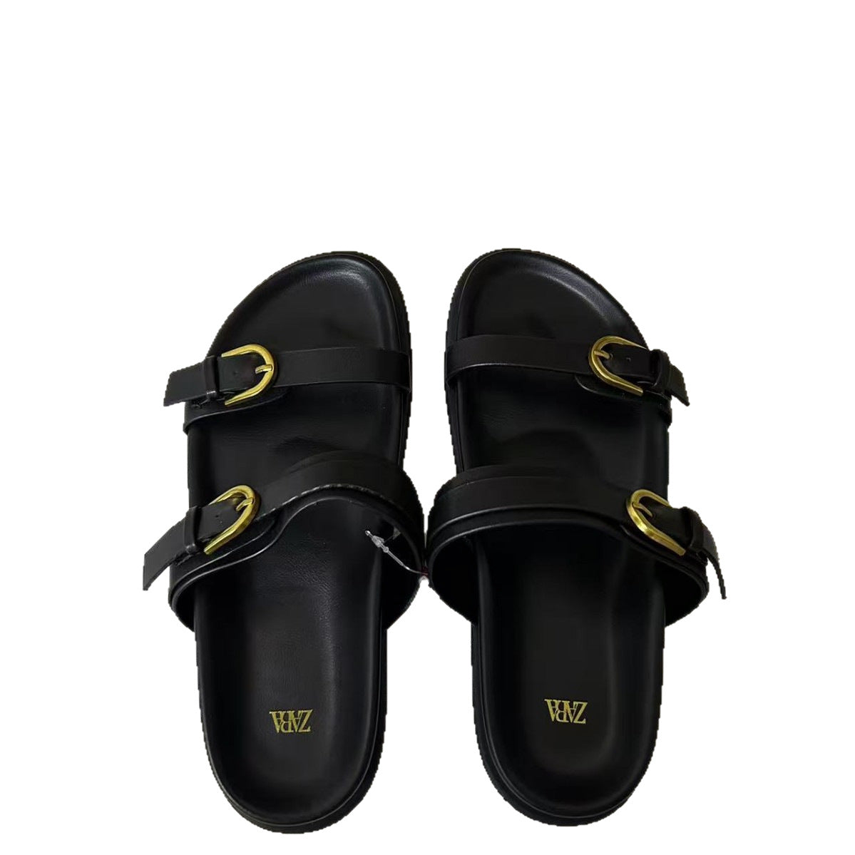 Buckle-Strap Platform Sandals