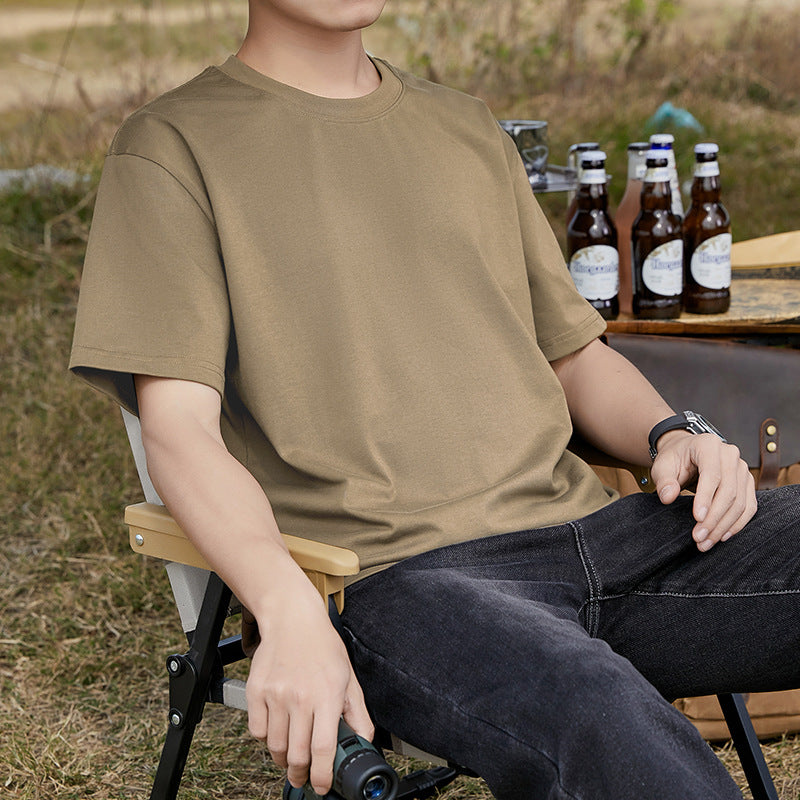 Premium Cotton Crew Neck Tee