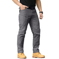Amazon training pants with multiple pockets and zippers stretch cargo pants — XL / Slate gray