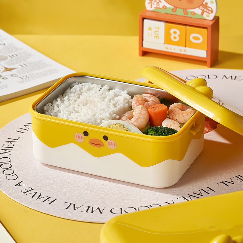 Cute Duck Stainless Steel Bento Lunch Box