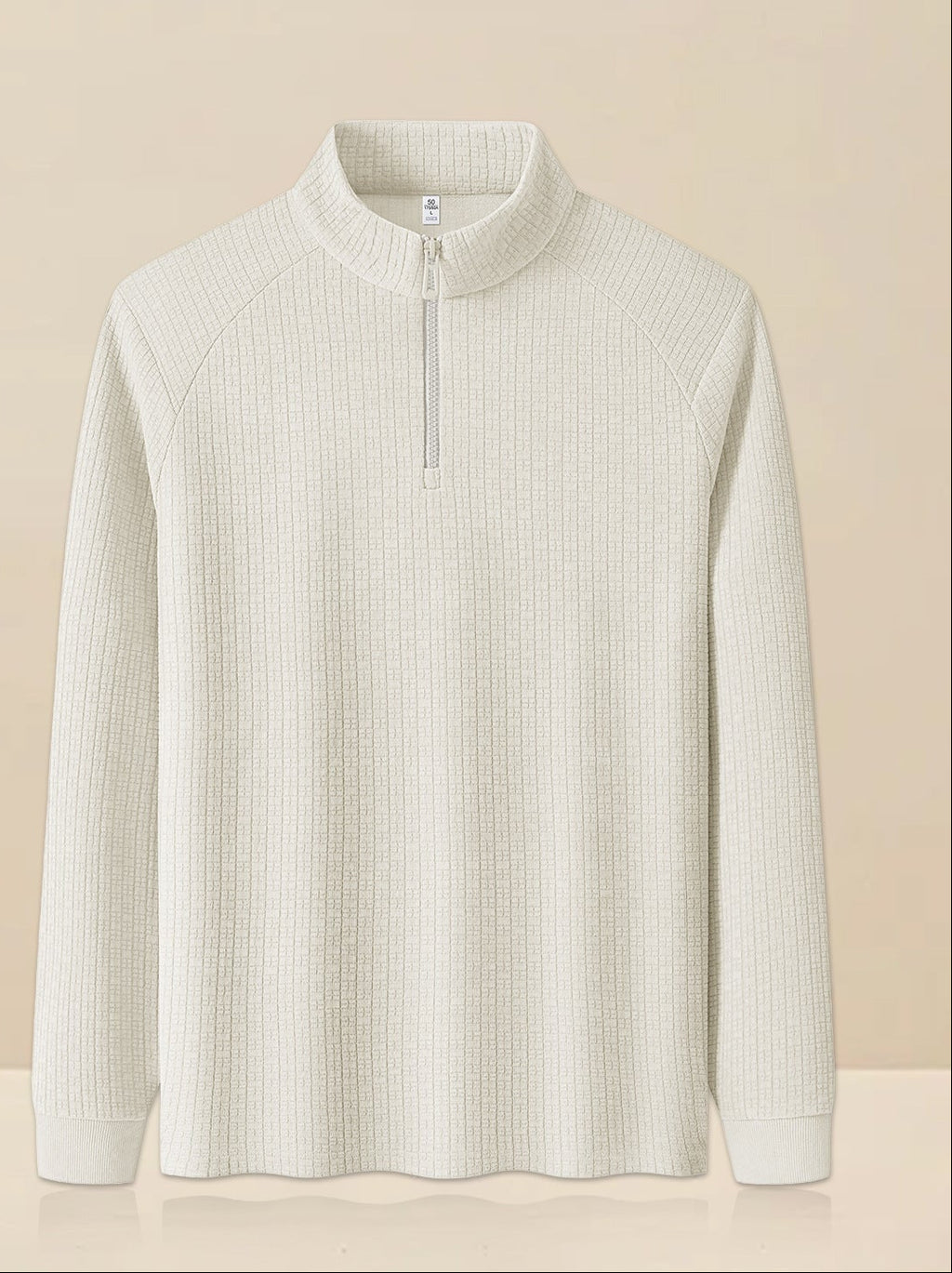 High Texture Quarter Zip Pullover