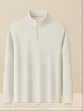 High Texture Quarter Zip Pullover