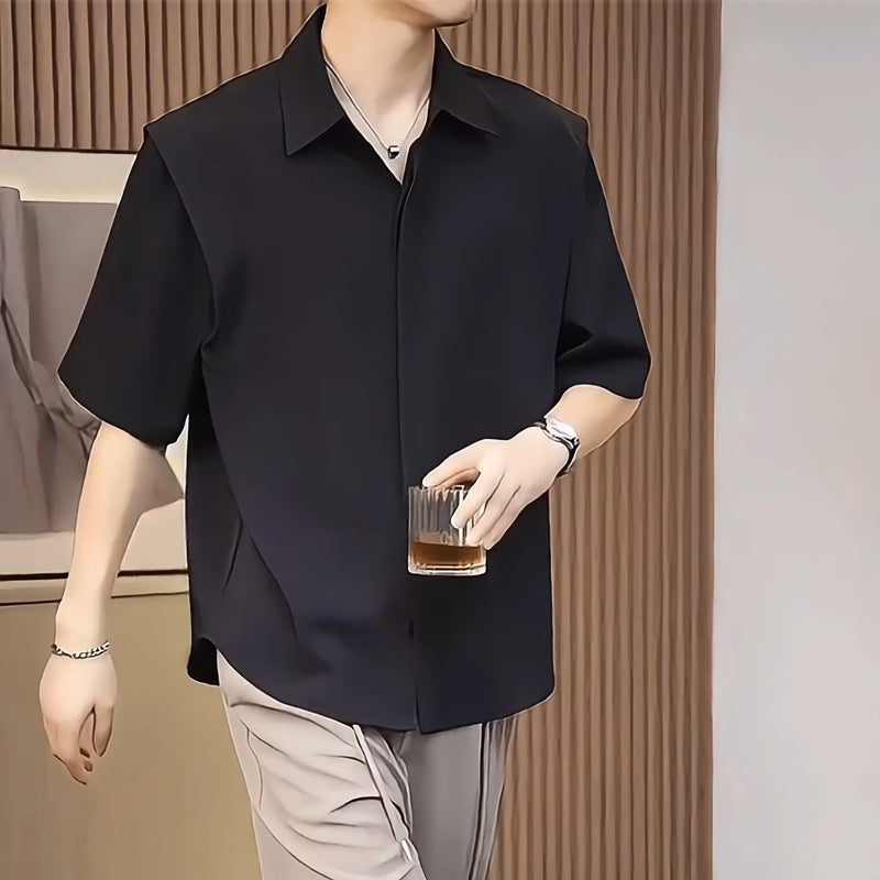 Drape Luxe Ice Silk Short Sleeve