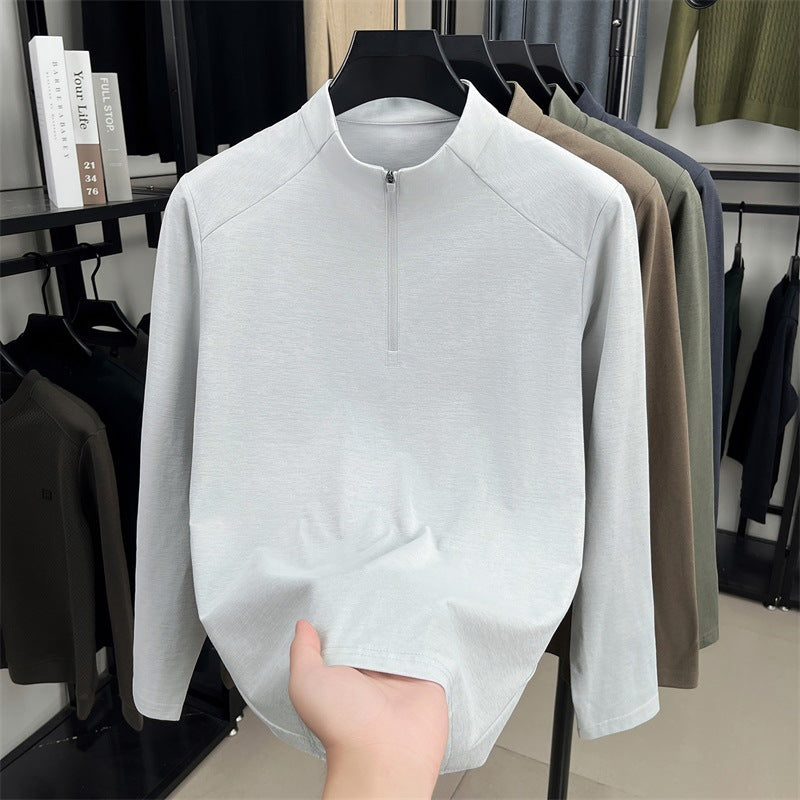 Half-Zip Stand Collar Sport Top