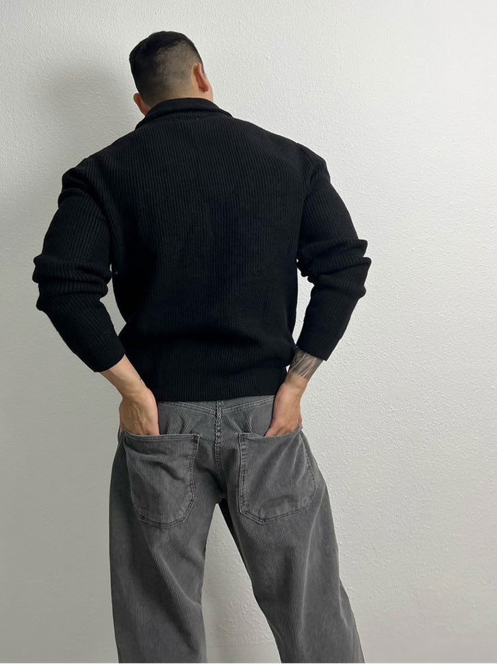 Half-Zip Knit Pullover