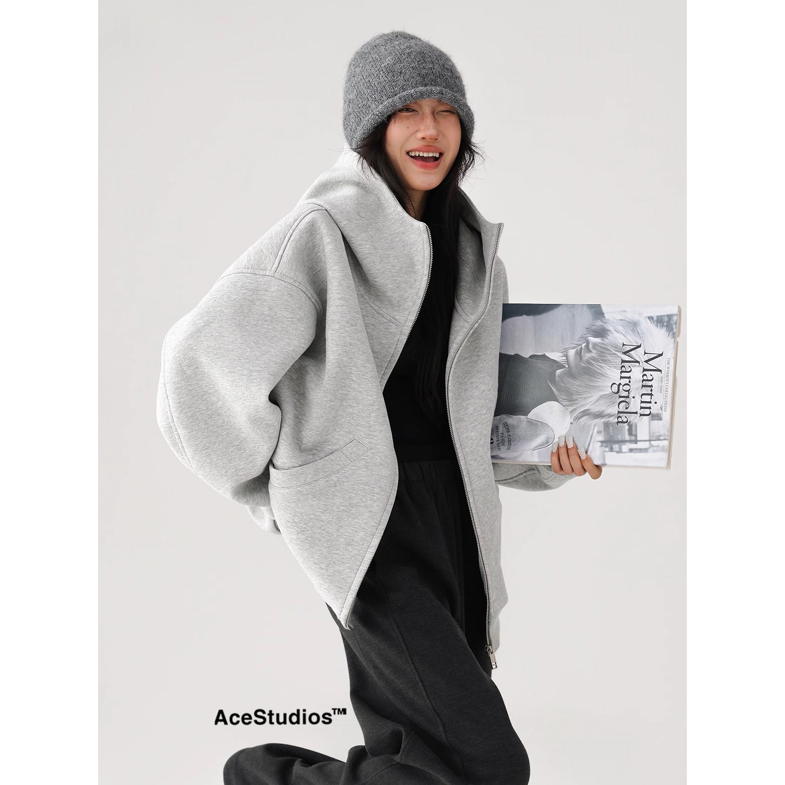 Retro Silhouette Zip Hoodie