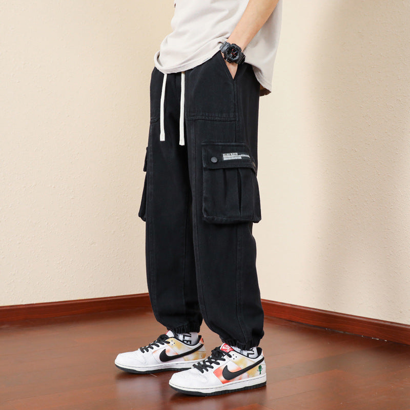 Men's Multi-Pocket Loose Fit Cargo Trousers