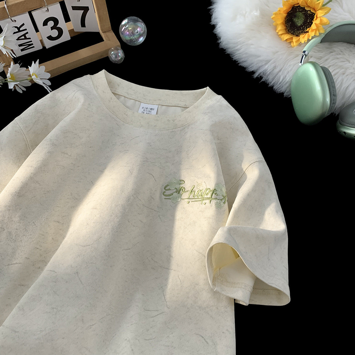 Embroidered Loose-Fit T-shirt