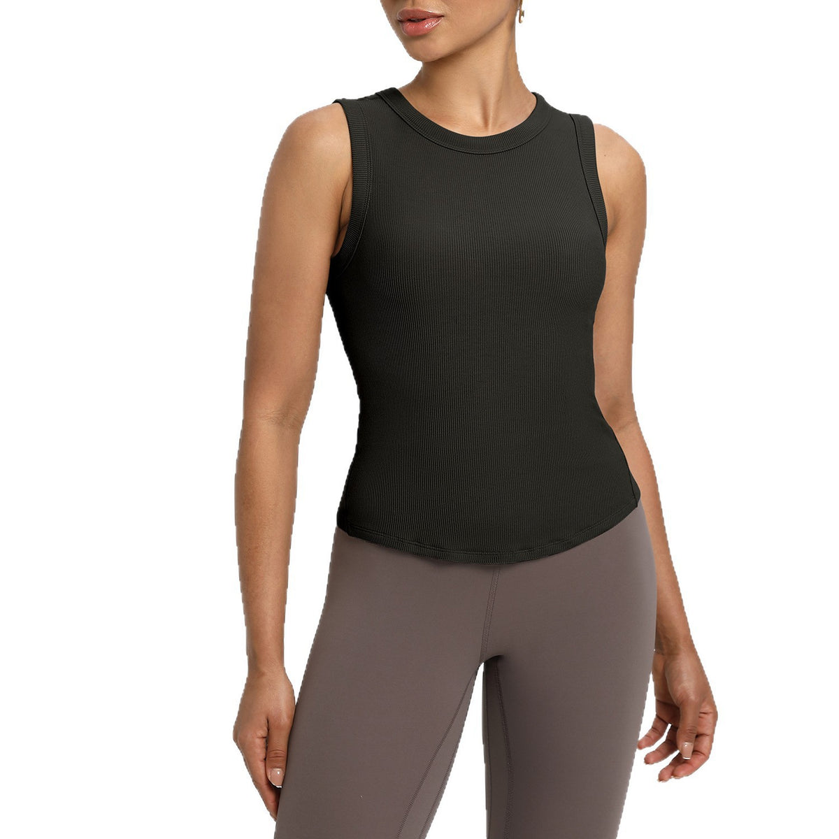 Crew-Neck Yoga Tank