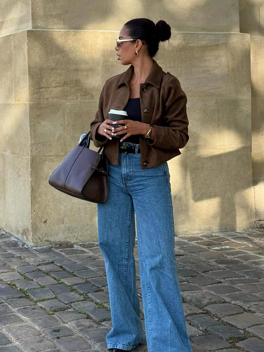 Women's Faux Suede Short Jacket