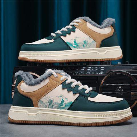 Wave-Etched Urban Low-Tops