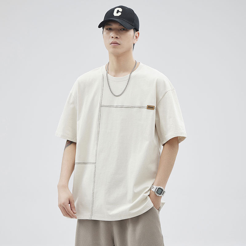 Stitched Patchwork T-Shirt