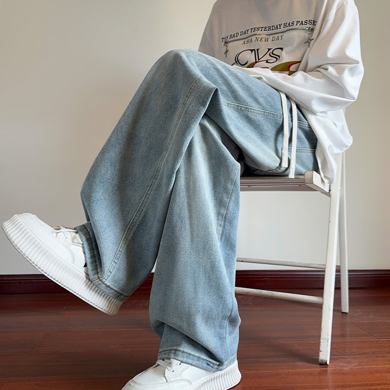 Loose Straight-Leg Jeans